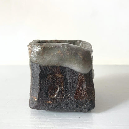 SabineSchmidtPottery Small Clay Art Object 05 – Kurinuki Devon Ceramics